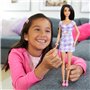 Кукла Barbie Fashionistas в нижнем платье с фигурным вырезом (HJR98)