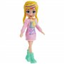 Игровой набор Polly Pocket Стильный гардероб модницы блондинка и фиолетовый кот (HKV88/HRD60)