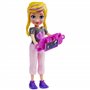 Игровой набор Polly Pocket Стильный гардероб модницы блондинка и фиолетовый кот (HKV88/HRD60)