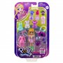 Игровой набор Polly Pocket Стильный гардероб модницы блондинка и фиолетовый кот (HKV88/HRD60)