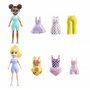 Игровой набор Polly Pocket Модный гардероб для двоих Серфинг (HNF51/4)