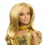 Кукла Barbie Fashionistas Модница в золотистом комбинезоне (HRH19)