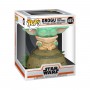 Фигурка Funko Pop Star Wars Deluxe Мандалорец Малыш использует силу (58390)