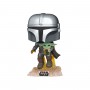 Фигурка Funko Pop Star Wars Мандалорец, летящий с малышом (50959)