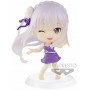 Коллекционная фигурка Banpresto Re Zero Chibikyun Character Emilia (BP16595P)