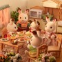 Игровой набор Sylvanian Families Семья шоколадных кроликов (5655)