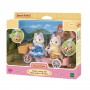 Игровой набор Sylvanian Families Малыши Хаски на велосипеде (5637)