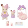 Игровой набор Sylvanian Families Шоколадные крольчата с колыбелью (5806)