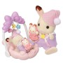 Игровой набор Sylvanian Families Шоколадные крольчата с колыбелью (5806)