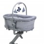 Кроватка-стульчик Chicco Baby Hug Pro серая 5 в 1 (87076.40)