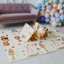 Детский складной коврик Poppet Тигренок в лесу и Мир животных 150 х 180 см (2036033)