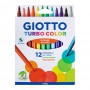 Фломастеры Fila Giotto Turbo color 12 цветов коробка (071400)