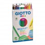 Карандаши цветные Fila Giotto Mega 12 цветов (225600)