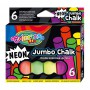 Мел Colorino Jumbo Neon 6 шт цветной (92081PTR)