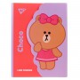 Папка-органайзер Yes Line Friends Choco A4 на липучке (492110)