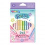 Фломастеры Colorino Pastel двухсторонние 10 цветов (80875PTR)