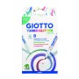 Фломастеры цветные Giotto Turbo Glitter Pastel 8 шт (426300)