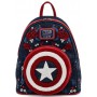 Рюкзак Loungefly Marvel Captain America Floral shield mini (MVBK0165)