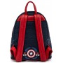 Рюкзак Loungefly Marvel Captain America Floral shield mini (MVBK0165)