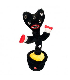 Іграшка кактус, що співає і танцює Хаггі Вагі Кіллі Віллі Чорний