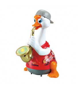 Іграшка музична Hola Toys Гусак-саксофоніст, червоний (6111-red)