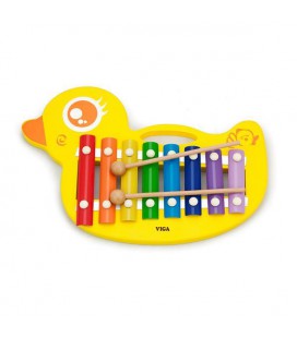 Музична іграшка Viga Toys Ксилофон-каченя (KID_59769) 33 x 4 x 23 см