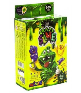 Набір для досвіду Danko Toys Crazy Slime - Лизун своїми руками зелений укр SLM-02-01U