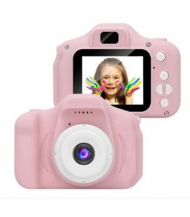 Дитячий цифровий фотоапарат Kids Camera GM14 з записом відео Рожевий
