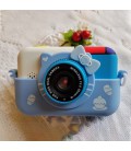 Чохол для дитячого фотоапарата Children`s fun Хеллоу Кітті Блакитний (HB)