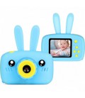 Дитяча фотокамера Baby Photo Camera Rabbit FullHD/20Мп с автофокусом blue