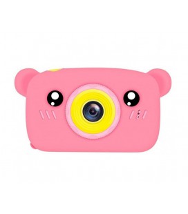 Дитяча фотокамера Baby Photo Camera Bear з автофокусом Pink