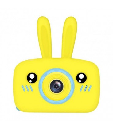 Дитяча фотокамера Baby Photo Camera Rabbit с автофокусом FullHD/20Мп Yellow