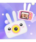 Дитяча Фотокамера Kids Funny Camera Pro 3.0 Протиударний Фотоапарат 12 Mpx, Full HD Білий зайчик