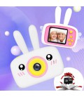 Дитяча Фотокамера Kids Funny Camera Pro 3.0 Протиударний Фотоапарат 12 Mpx, Full HD Білий + Карта пам'яті 16Гб