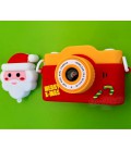 40М Дитячий цифровий фотоапарат Merry X-Mas з 2 камерами серія до НГ і Різдва Жовтий Т032_Y