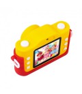 Дитячий цифровий фотоапарат Smart Kids TOY G MERRY X-MAS Жовтий 2 камери 40MP Full HD 1080P