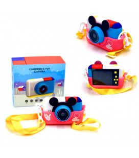 Дитячий цифровий фотоапарат Fun Camera, 2 камери, 1080 FHD, MP3, ігри, рожевий