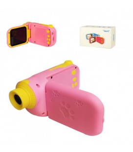 Дитяча цифрова відеокамера з картою пам'яті розвиваюча іграшка Рожевий RL C138