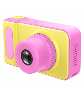 Цифрова дитяча камера Smart Kids Camera дитяча фото-відеокамера Yellow-Pink