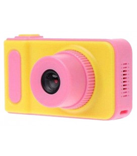 Дитячий цифровий фотоапарат із повноцінним дисплеєм Smart Kids Camera V7 Рожевий | Дитяча цифрова камера