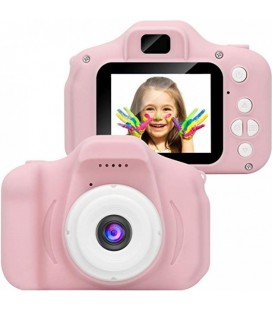 Дитяча фотокамера фотоапарат з дисплеєм функцією відео Smart Kids ART 7685 Рожевий