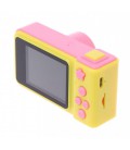 Сучасний Дитячий фотоапарат Summer Kids Camera V7 S цифровий дитяча фотокамера Yellow/Pink