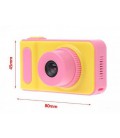 Сучасний Дитячий фотоапарат Summer Kids Camera V7 S цифровий дитяча фотокамера Yellow/Pink