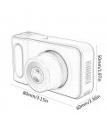 Дитячий цифровий фотоапарат Smart Kids Camera V7 blue