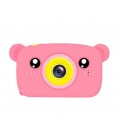 Дитячий фотоапарат Fun Camera Bear 20Мп FullHD Pink