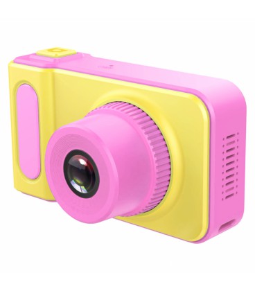 Цифровий дитячий фотоапарат Smart Kids Camera дитяча фото-відеокамера Yellow-Pink