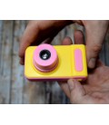 Цифровий дитячий фотоапарат Smart Kids Camera дитяча фото-відеокамера Yellow-Pink