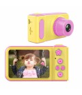 Цифровий дитячий фотоапарат Smart Kids Camera дитяча фото-відеокамера Yellow-Pink