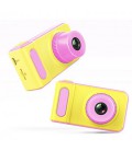 Цифровий дитячий фотоапарат Smart Kids Camera дитяча фото-відеокамера Yellow-Pink