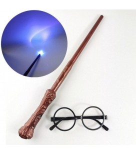 Ігровий набір чарівна паличка (звук, світло) і оправа для окулярів Гаррі Поттера (GPS201)